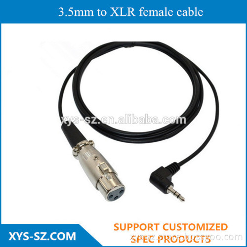 3.5mm to XLR female cable